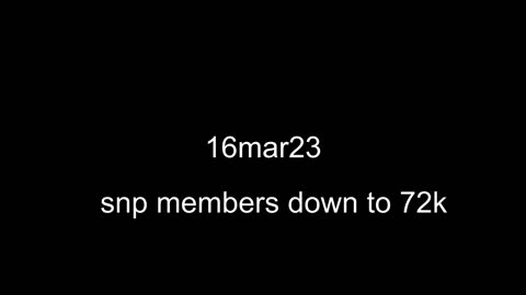 16mar23 .. snp members down from 125k to 72k