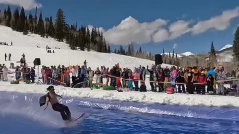 Ice skating adventure full seen on