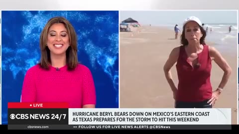 Hurricane Beryl moves toward Texas after slamming Mexico CBS News