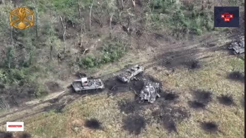 Russian tanks and armored vehicles destroyed by 21st brigade - They were disabled after burning