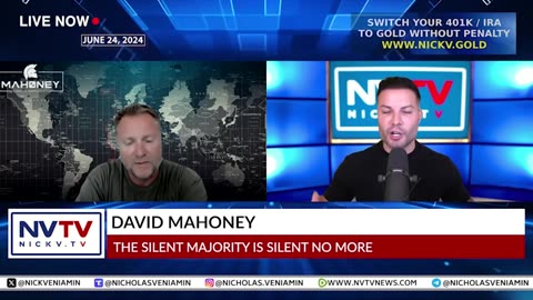 David Mahoney Discusses The Silent Majority Are Silent No More with Nicholas Veniamin