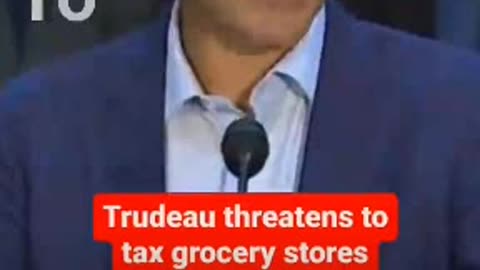 So now Trudeau is threatening our food supply!!