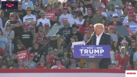 Thousands turn out for Donald Trump Texas rally