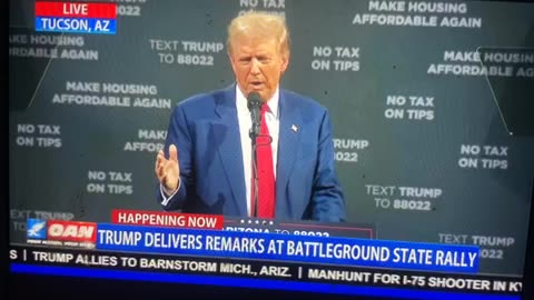 OAN Trump speaks in Tucson to rally battleground state 05:38 pm