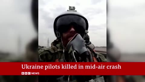 Ukraine war: Fighter ace and two other pilots killed in mid-air crash - BBC News