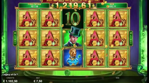 Legacy of Oz Slot Big Win