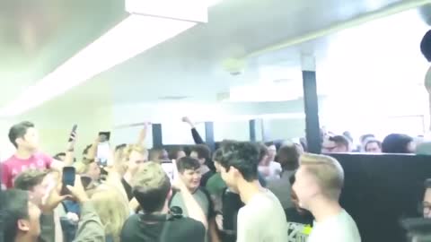 Halo Theme Song Performed By 80 Guys In 1 bathroom + Girls Point of View