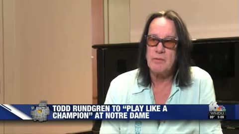 September 5, 2018 - Todd Rundgren at Notre Dame for Concert with Students