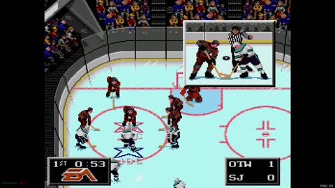 NHL '94 Franchise Mode 1989 Regular Season G35 - OK Boehmer (OTT) at Len the Lengend (SJ)