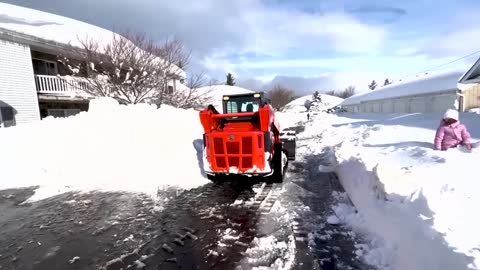 New York state residents dig out after heavy snowstorm