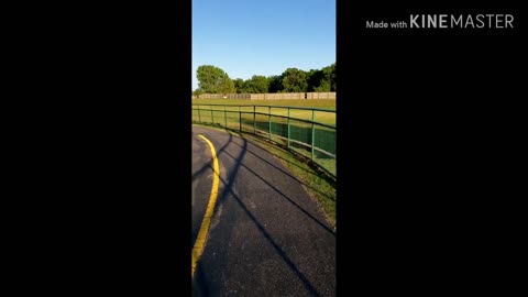 Vlog 29: Challenge walking exercise around the park at Fink Park and Hafer Park, Edmond, Oklahoma