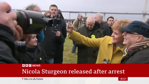 Nicola Sturgeon: Scotland's former leader released without charge after arrest