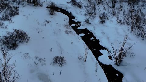 View from the bridge in Vorkuta