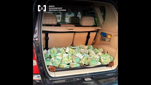 Trunk full of banknotes： Kiev accountant stopped with millions of euros in her car