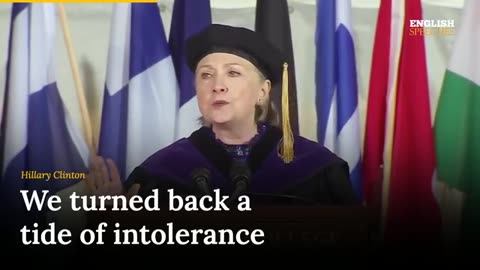 ENGLISH SPEECH - HILLARY CLINTON- Commencement Speech (English Subtitles)