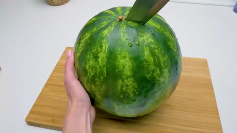 Easy Watermelon Treats And Watermelon Juice Dispenser-4