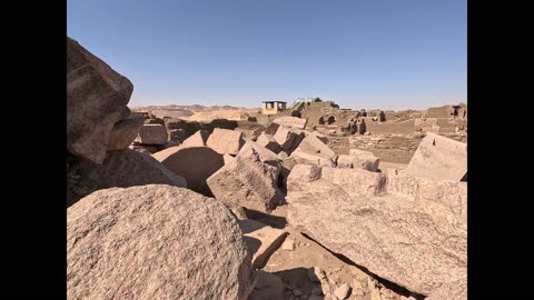 Ancient Elephantine Egypt megalithic 4K January 2023 part 2/3 Wyspa Elefantyna Egipt styczeń 2023