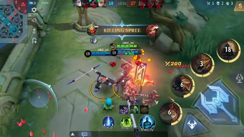 ML Playing hiro sun on game mobile legend