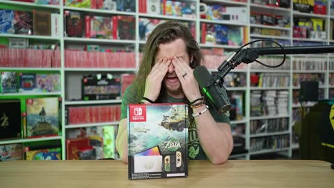 UNBOXING the ZELDA: Tears of the Kingdom Nintendo Switch OLED