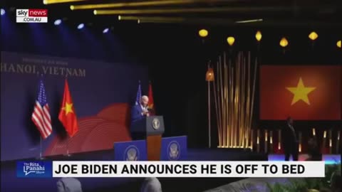 Sleepy Joe Biden babbling