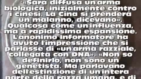 UN MIO VIDEO DEL 2012 DOVE AVVISAVO DI QUELLO CHE AVEVANO IN MENTE - COVID19