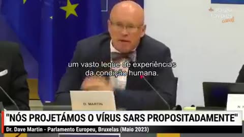 “Criámos o vírus SARS propositadamente”- Dr. Dave Martin, no Parlamento Europeu.