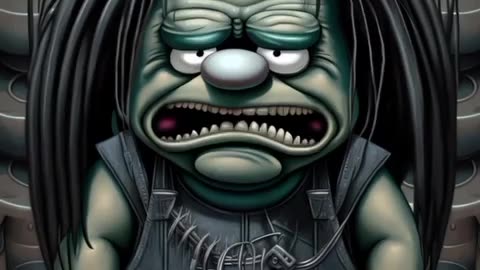 WHAT IF H.R GIGER{ALIEN} DID THE SIMPSONS