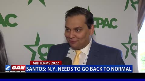 Congressional Candidate George Santos: N.Y. needs to go back to normal