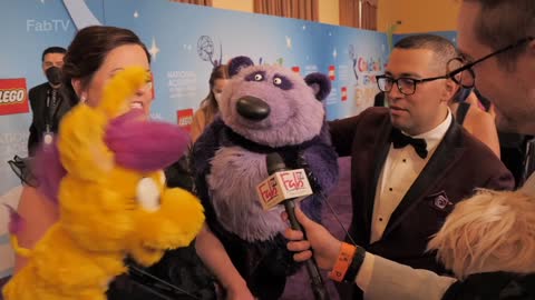 Donkey Hodie and Purple Panda Interview from the Childrens & Family Emmys Red Carpet