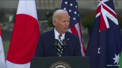 Watch: Biden Randomly Yells “Who’s Next” in Extremely Awkward Moment During Event