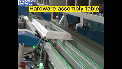 Hardware assembly table #hardware #hardwaretable #windowmachine #windowmaking #pvcwindow #windows