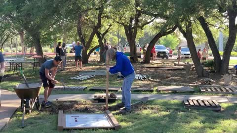 Pumpkin Patch Setup and Trustees Work Day