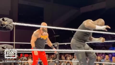 BRAUN STROWMAN AGAIN DESTROYS OMOS - WWE SUNDAY STUNNER 10/23/22