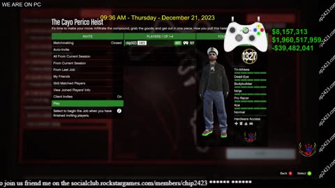 Grinding To 2 Billion & Helping Players Make Money - GTA ONLINE - 12/21/2023