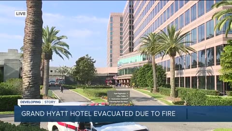 Fire at Grand Hyatt Hotel in Tampa sends 9 to the hospital