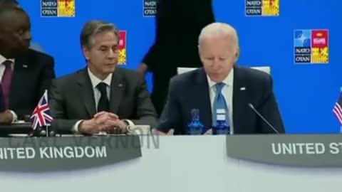 WATCH: New Questions Arise After This ODD Gesture During Biden Presser