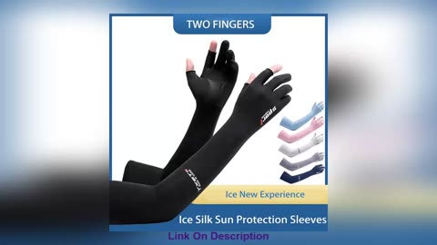 Best Seller UV Solar Arm Sleeves Men Cycling Gloves Hand Lo