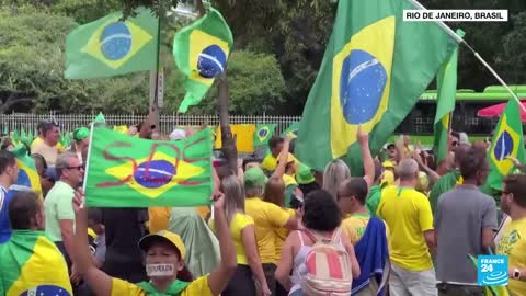 Las protestas bolsonaristas en Brasil continúan, aunque ahora con menor intensidad • FRANCE 24