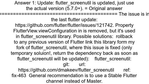 39viewConfiguration39 isn39t defined for the class 39FlutterView39 39FlutterView39 is from 39dartu