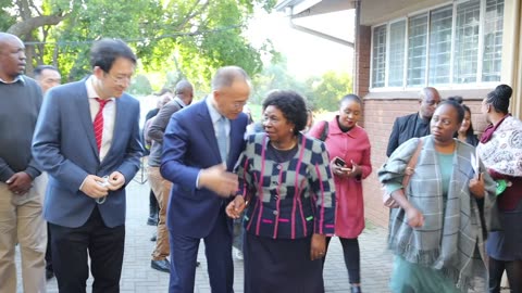 Chinese ambassador Chen Xiaodong donates R200 000 worth of stationery, school bags