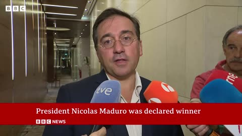 Venezuela opposition leader granted political asylum in Spain | BBC News