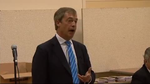 Nigel Farage Lambasts Europhile UK Mps Who Led Us into European Union Anthony J Hilder