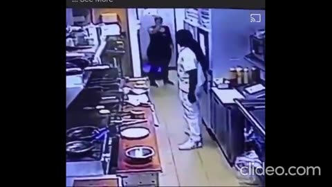 MAN ASSAULTS RESTAURANT EMPLOYEE AND FINDS OUT