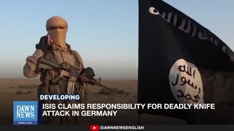 ISIS Claims Responsibility For Deadly Knife Attack In Germany | Dawn News English