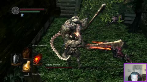 Dark Souls SL1 NG7 Capra Demon