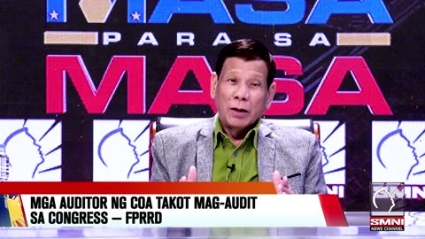 Mga auditor ng COA, takot mag-audit sa Congress —FPRRD