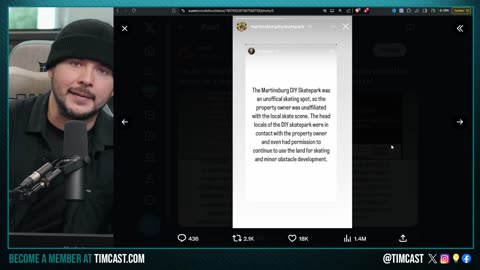 Tim Pool Spends $850,000 To STEAL LAND From WOKE SKATEBOARDERS After They Threatened Him, THEY CLAIM