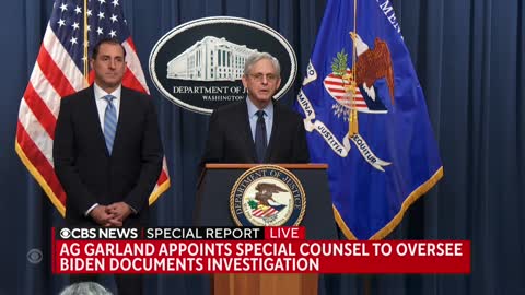 Special Counsel To Investigate Biden’s Classified Document Scandal - Appointed By AG Merrick Garland