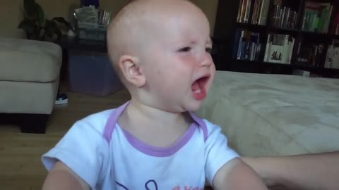 Baby Crying in Slow Motion