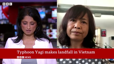 Deadly Super Typhoon Yagi hits Vietnam | BBC News